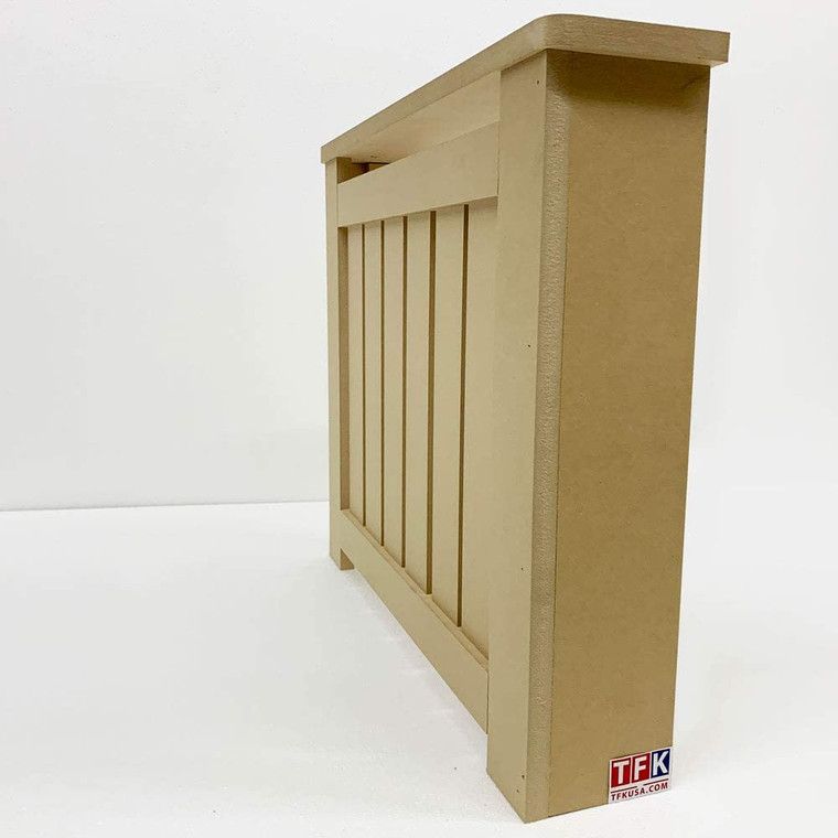 Unfinished MDF Radiator Cover Total Size 32" Width x 6" Depth x 24" Height - MD24