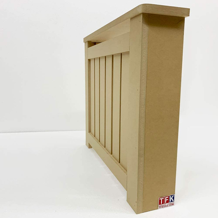 Unfinished MDF Radiator Cover Total Size 24" Width x 6" Depth x 28" Height - MD24