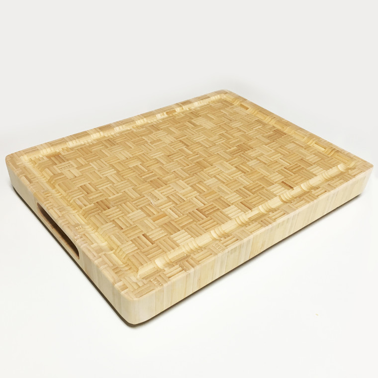 Natural Bamboo Cutting Board with Juice Groove  - MD3