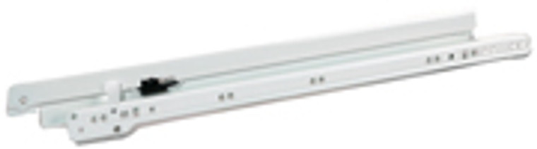 Full Extension Slide Components, Cabinet Member-Sets, 18" (450mm)L, White, ME9140.450.2