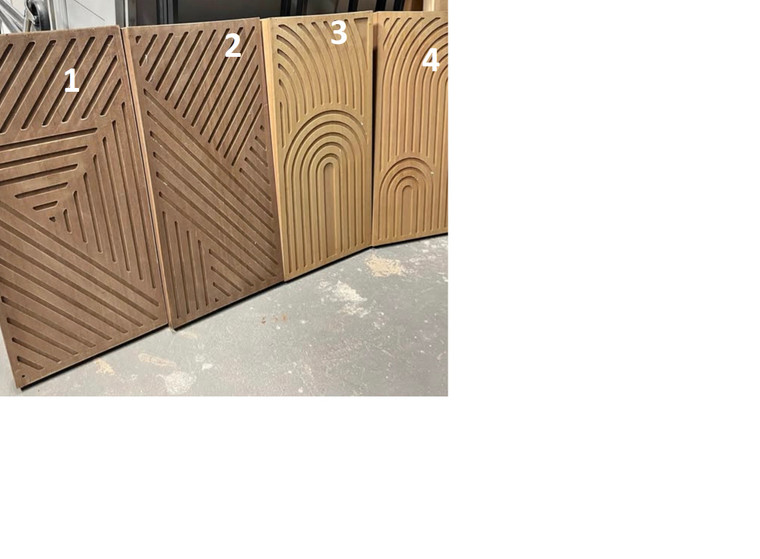 Door- "Madera" Unfinished  Slab MDF Ufinished Paint Grade Cabinet Door Choose your Size AND MATERIAL