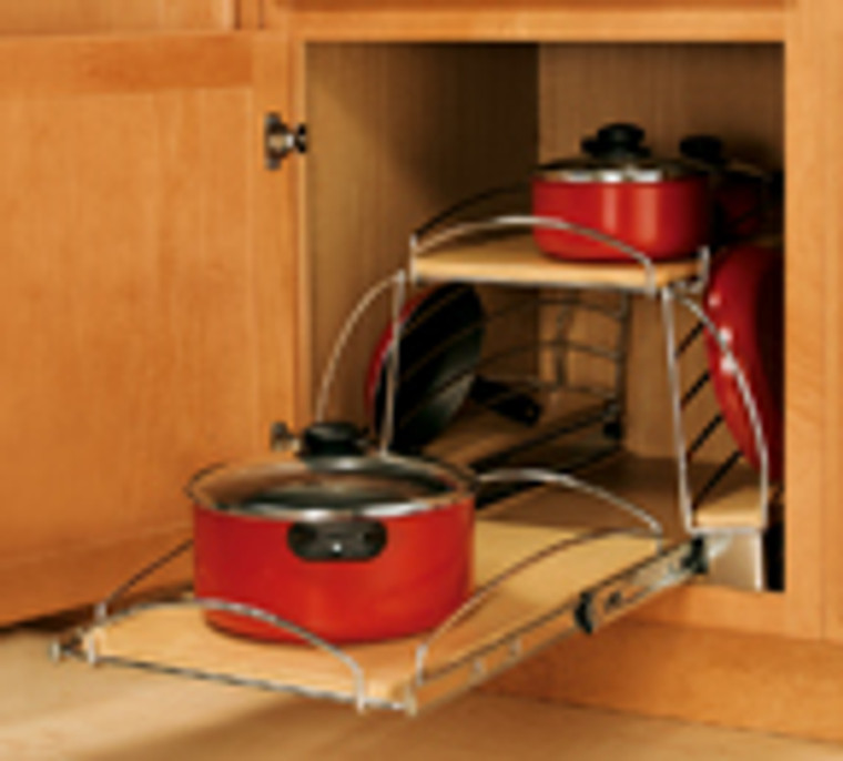 Base Pull-Out Systems with Standard Close, 19-1/2"W x 22-1/4"D x 14-1/4"H, Base, Framed, 20", Zinc/100 lb.