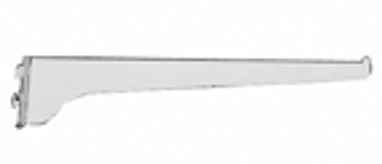 Standard Duty Shelf Brackets, 6", White Powder Coat