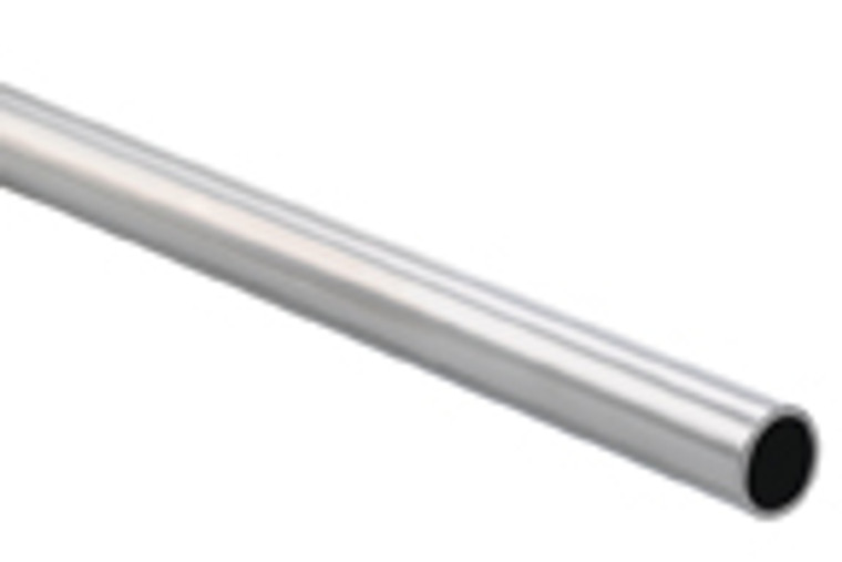 1-1/16" Diameter Round Tubing, 4 ft, Stainless Steel