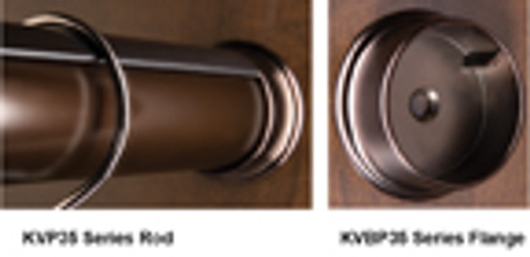 Aluminum Rods, Oil Rubbed Bronze, 1-1/2"D