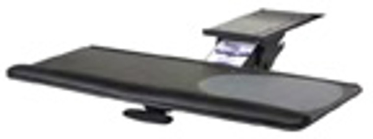 Seated Performance Keyboard Tray Systems, Seated Keyboard Tray, Right or Left Mouse, Black