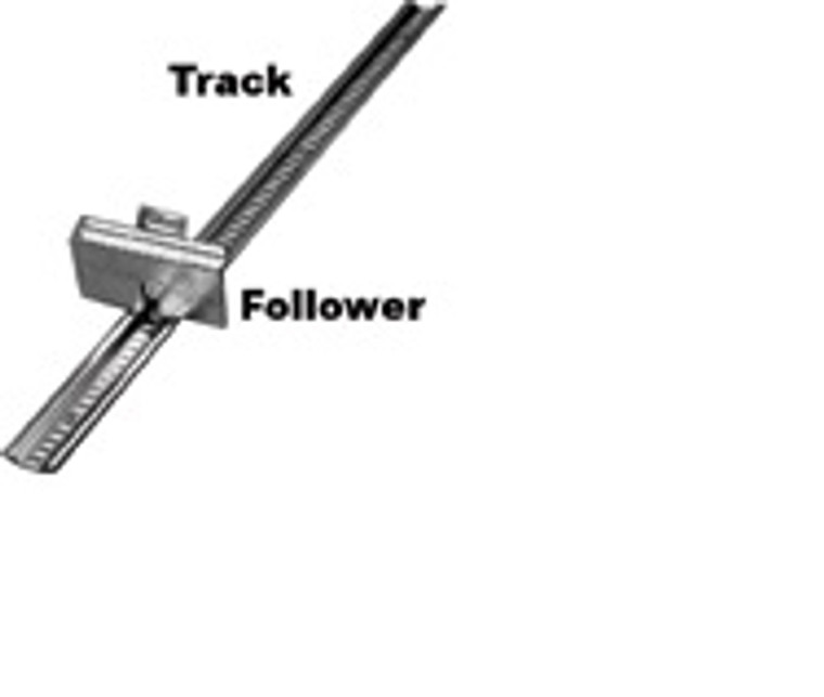 Index Follower Large, 10-3/4"W x 7-5/8" High from Track