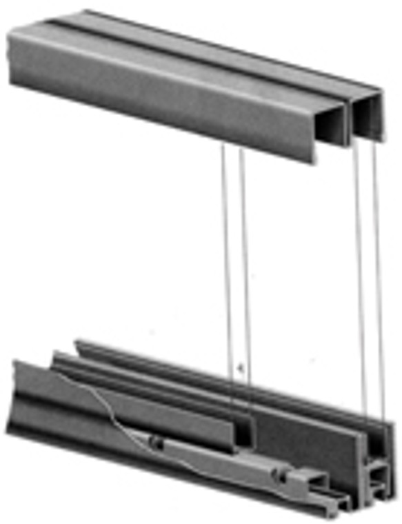 Sliding Glass Door Tracks-Dual, Double Tracks, 60" Length