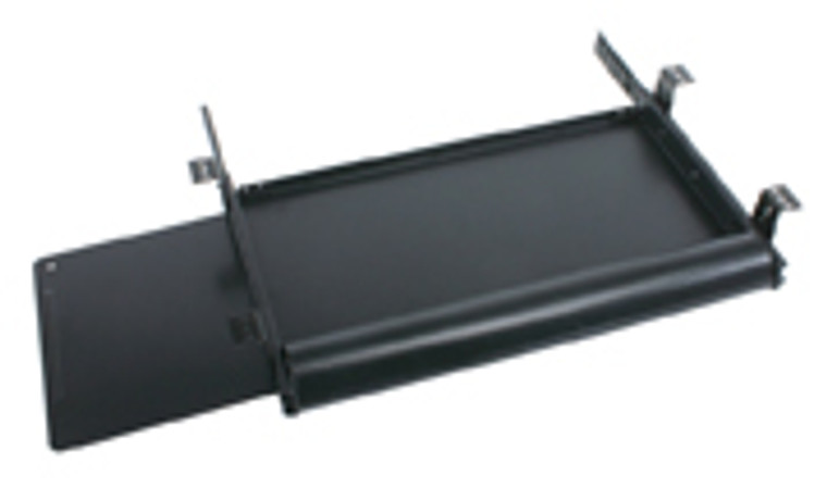 Pull-Out Keyboard Trays, With Mouse Tray, Black