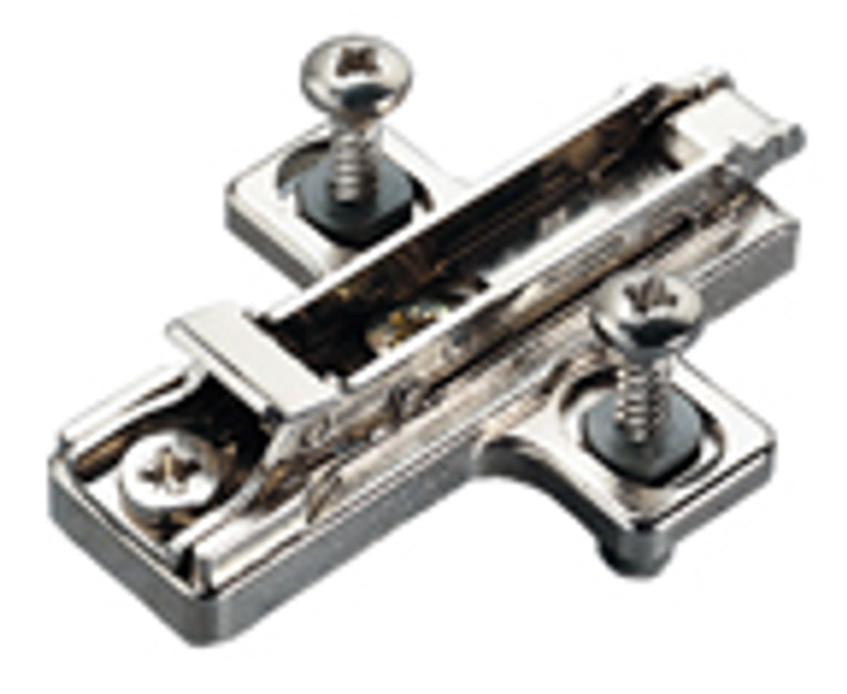 Clip-On Hinge Mounting Plates, KNOCK-IN, 6MM, 2 CAM