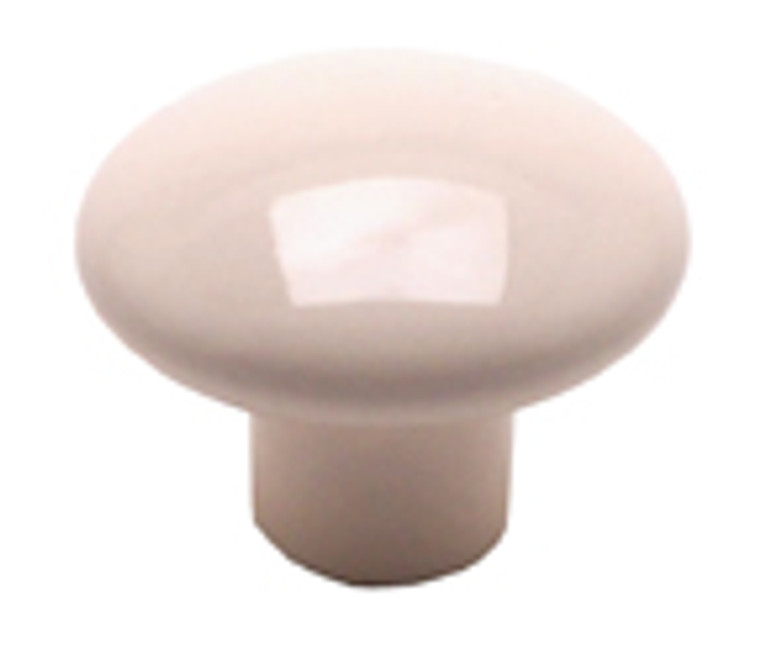 KNOB, 1-3/8", CERAMIC LT ALMOND