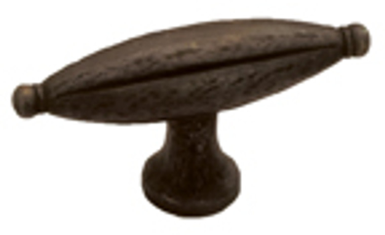 ANCIENT BRONZE LARGE OVAL KNOB