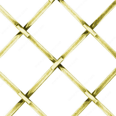 Decorative Wire Mesh - 812, Finish Burnished Brass, Width