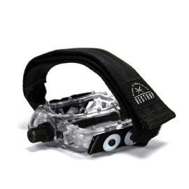 Pedal Straps Diagonal Black