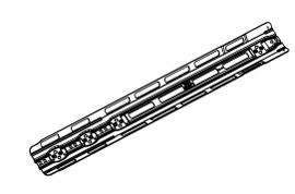 Rail Powertube 500 Horiz (BBP3750/BBP3755)