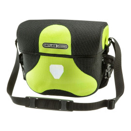 Ultimate Six Hi Visibility Handlebar Bag 7L Neon Yellow Reflective Sample