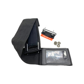 Black Side Belt Curv Incl Handle + Red Flag