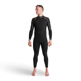 [ZON WS ACTIVEF-BKOR-S] ZONE3 ACTIVE-FLEX WETSUIT BLACK-ORANGE Small