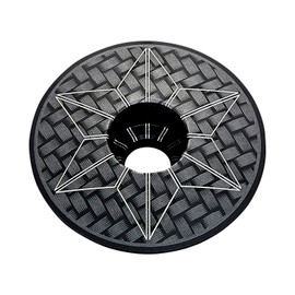 Supacaz Star Capz - Lazer Carbon