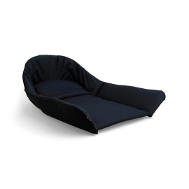 Pluto Dog Bed Large Blue/Black