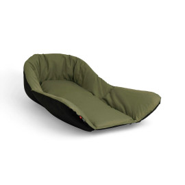 Pluto Dog Bed Medium Green/Black