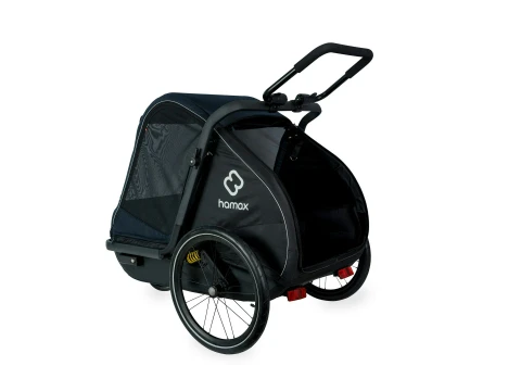 Pluto Dog Trailer Navy/Black Large