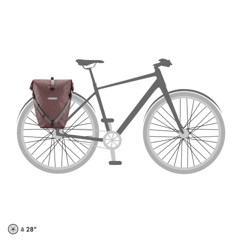 Back-Roller Urban QL2.1 Single Bag Ash Rose