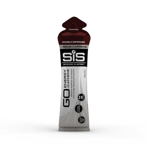 GO Plus Caffeine Gels 60ml 30 Pack Double Espresso