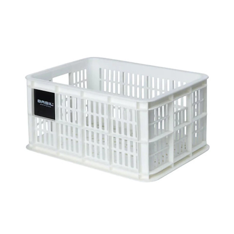 Bicycle Crate Small 17.5L White