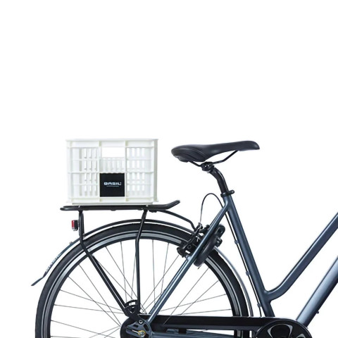 Bicycle Crate Small 17.5L White