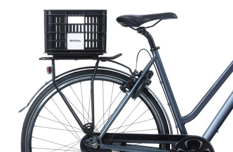 Bicycle Crate Small 17.5L Black