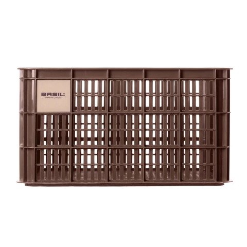 Bicycle Crate L 40L Recycled Synthetic Brown