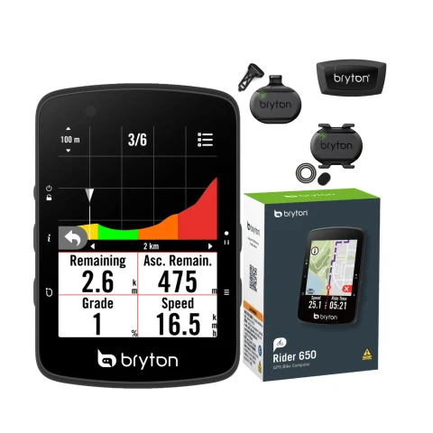 Rider 650 with Cadence + Speed + Heart Rate Monitor