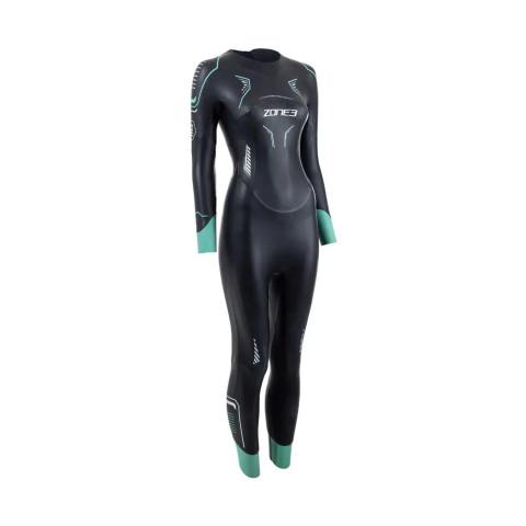 Vision Women's Wetsuit Black-Turquoise