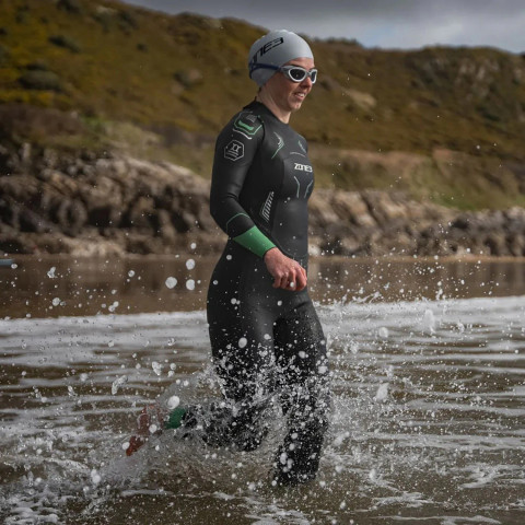 Vision Women's Wetsuit Black-Turquoise