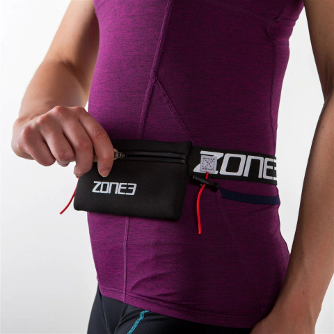 Race Number Belt with Neoprene Pouch