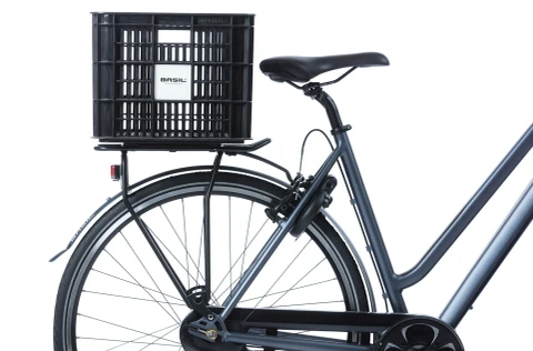 Bicycle Crate L MIK 40L Black