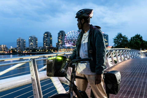 E-Glow Handlebar Bag Black