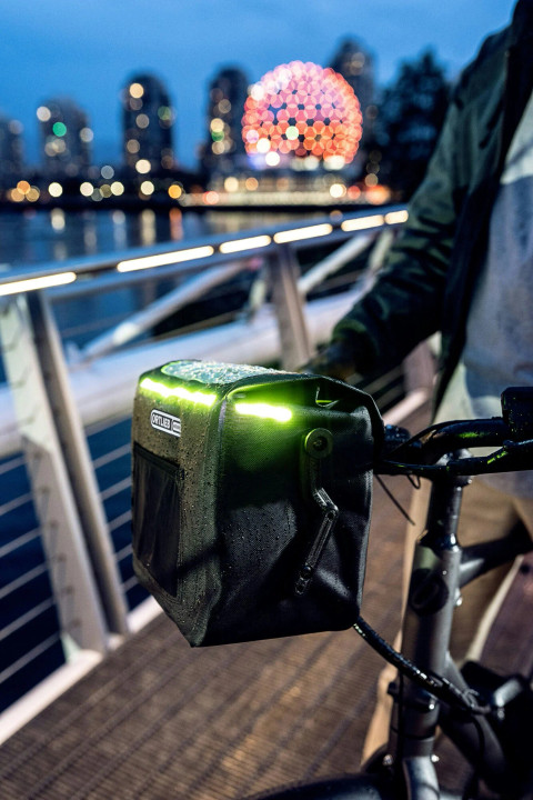 E-Glow Handlebar Bag Black