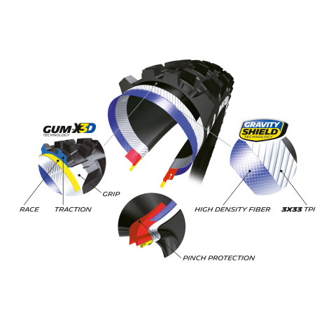 Wild Enduro Rear Competition Gum-X Tyre