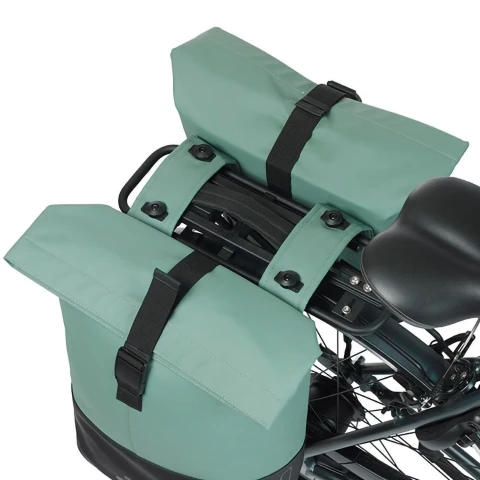 Cove Double Pannier Bag MIK 28-32L Silver Green Black