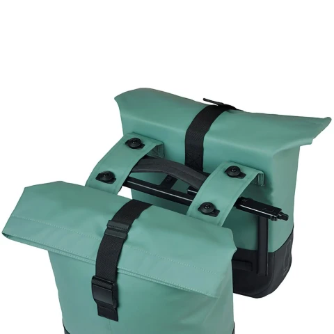 Cove Double Pannier Bag MIK 28-32L Silver Green Black