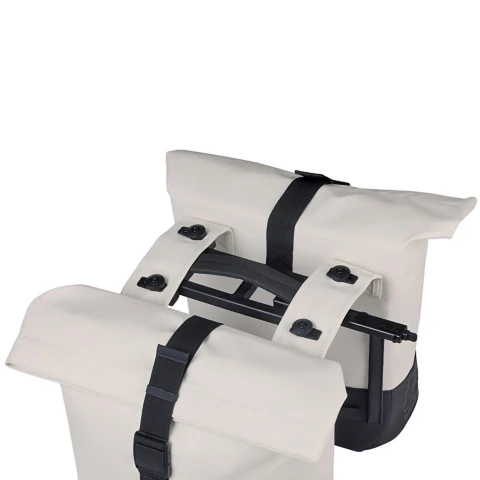 Cove Double Pannier Bag MIK 28-32L Off White Black