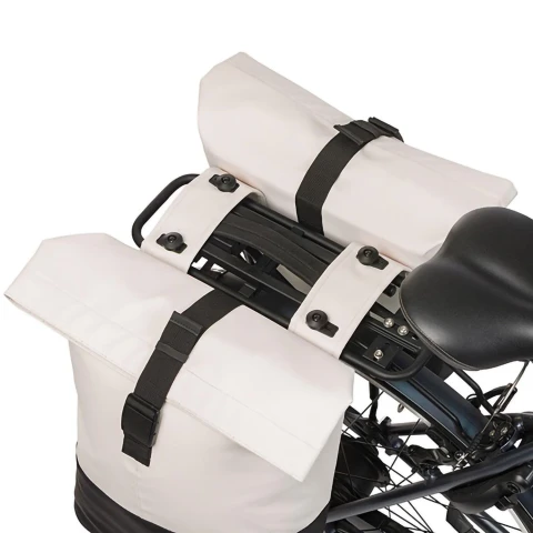 Cove Double Pannier Bag MIK 28-32L Off White Black