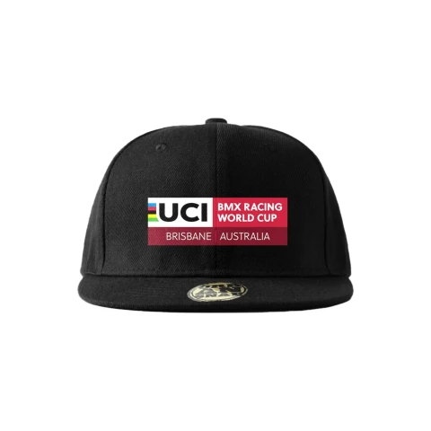 2024 UCI BMX World Cup Brisbane Snap-Back Cap Black