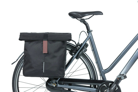City Double Bag Black 28-32L