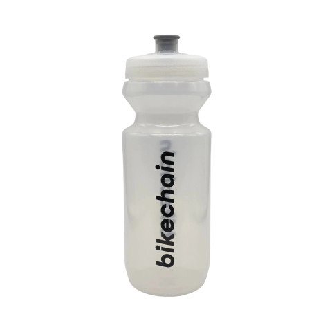 550ml Clear Water Bottle Black Logo