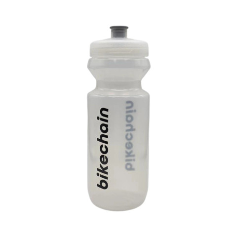 550ml Clear Water Bottle Black Logo