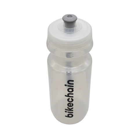 550ml Clear Water Bottle Black Logo