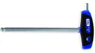 Hexagon Ball-End Spanner 2mm, T-Grip, 100 mm Blade